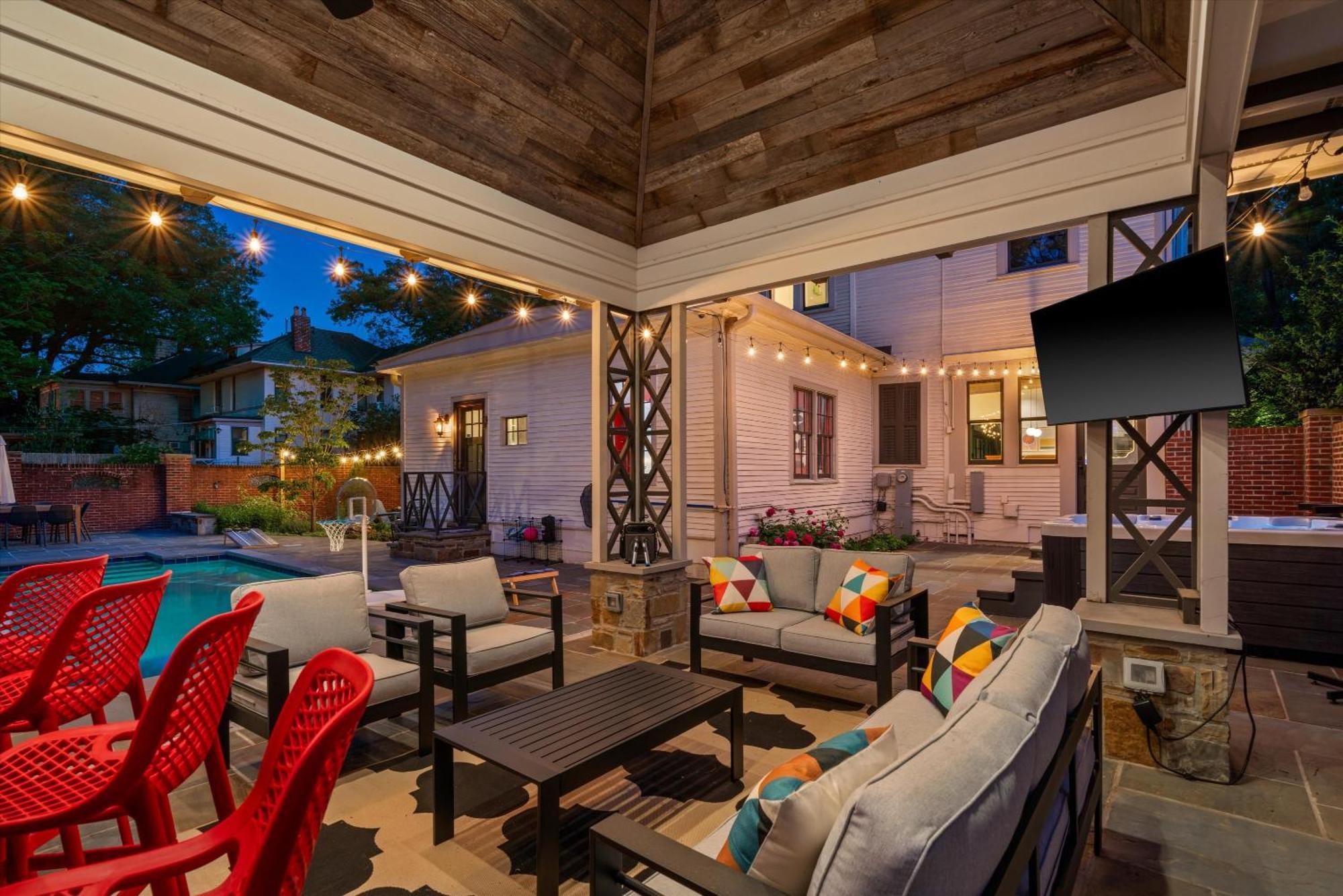 Holiday home Pool Outdoor Tv Fire Pit Game Memphis